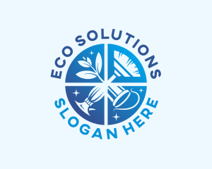 Housekeeping Eco Cleaning logo design