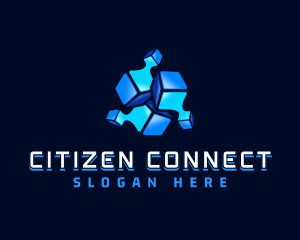 Digital Data Connect logo design