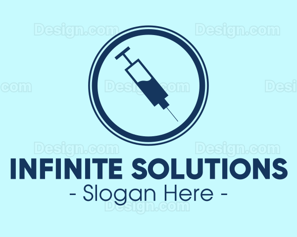 Injection Syringe Needle Logo