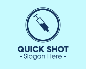 Injection Syringe Needle logo design