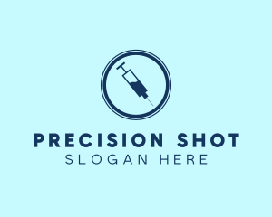 Injection Syringe Needle logo design