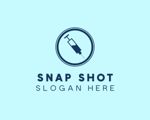 Injection Syringe Needle logo design