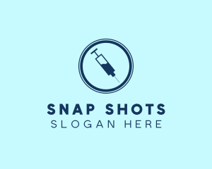 Injection Syringe Needle logo design