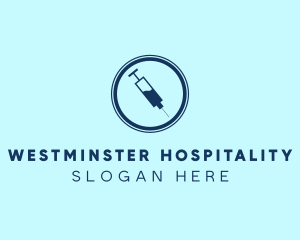 Injection Syringe Needle logo design