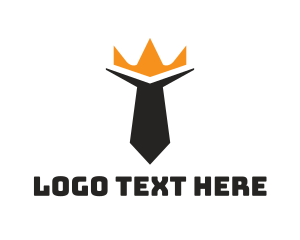 Executive - King Tie Crown logo design