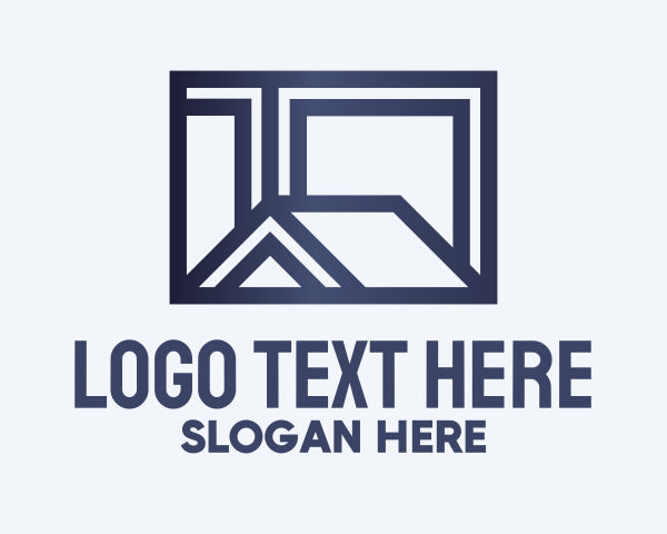 Flat logo example 2
