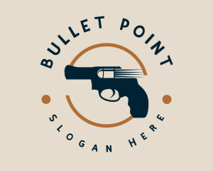 Pistol Firing Emblem logo