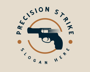 Pistol Firing Emblem logo