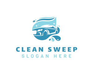 Cleaning Car Wash logo design