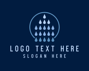 Cleaning Water Droplet logo