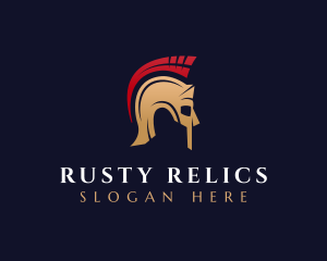 Spartan Gladiator Warrior logo design