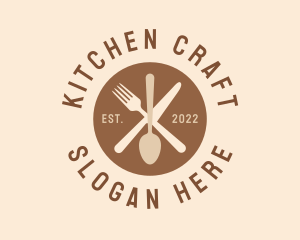Restaurant Kitchen Utensils  logo design