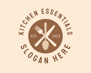 Restaurant Kitchen Utensils  logo design