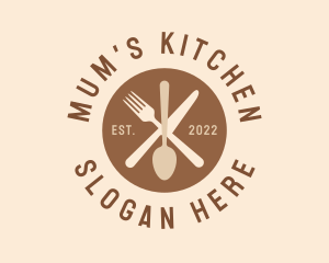 Restaurant Kitchen Utensils  logo design