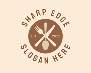 Restaurant Kitchen Utensils  logo design