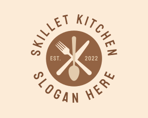 Restaurant Kitchen Utensils  logo design