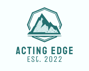 Rustic Iceberg Mountain logo design