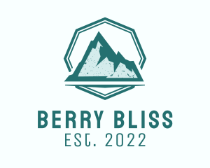 Rustic Iceberg Mountain logo design