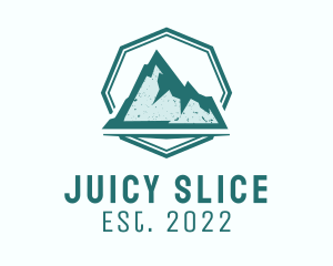 Rustic Iceberg Mountain logo design