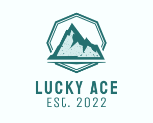 Rustic Iceberg Mountain logo design