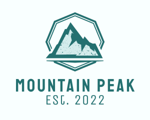 Rustic Iceberg Mountain logo