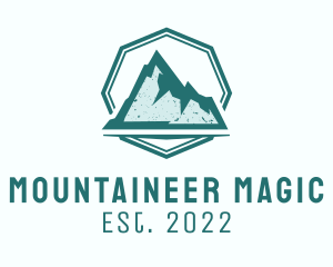 Rustic Iceberg Mountain logo