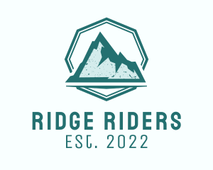 Rustic Iceberg Mountain logo design