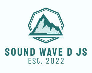 Rustic Iceberg Mountain logo design