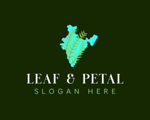 India Leaf Botanical logo