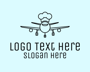 Line Art Airline Chef  logo