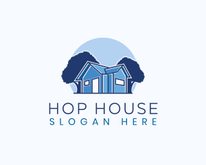 House Roofing Residential logo design