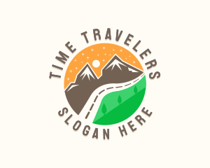 Travel Mountain Road logo design