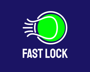 Fast Tennis Ball  logo design