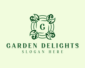 Botanical Garden Leaves logo design