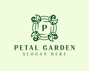 Botanical Garden Leaves logo design