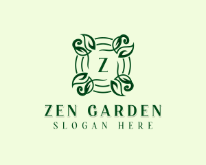 Botanical Garden Leaves logo design