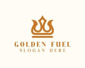 Golden Imperial Crown logo design