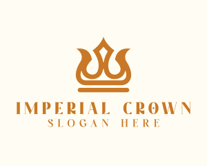 Golden Imperial Crown logo design