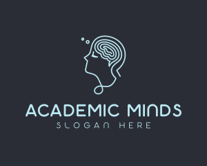 Mental Thought Mindfulness logo design