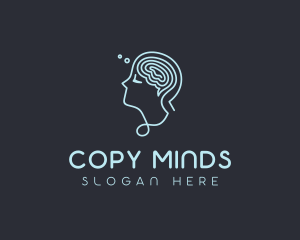 Mental Thought Mindfulness logo design