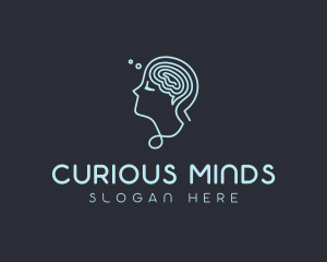 Mental Thought Mindfulness logo design