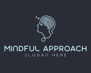 Mental Thought Mindfulness logo design