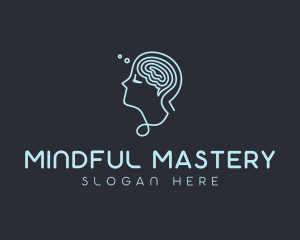 Mental Thought Mindfulness logo design