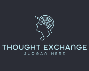 Mental Thought Mindfulness logo design