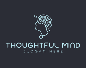 Mental Thought Mindfulness logo design