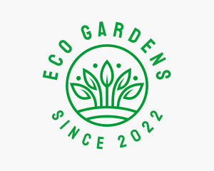 Eco Farm Gardening  logo design