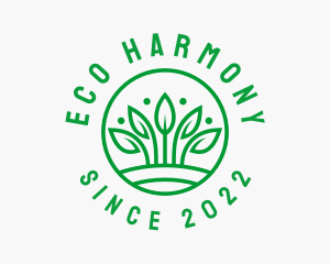 Eco Farm Gardening  logo design