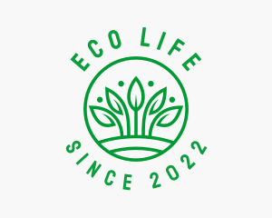 Eco Farm Gardening  logo design