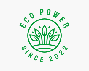 Eco Farm Gardening  logo design