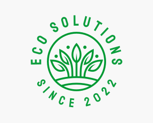 Eco Farm Gardening  logo design